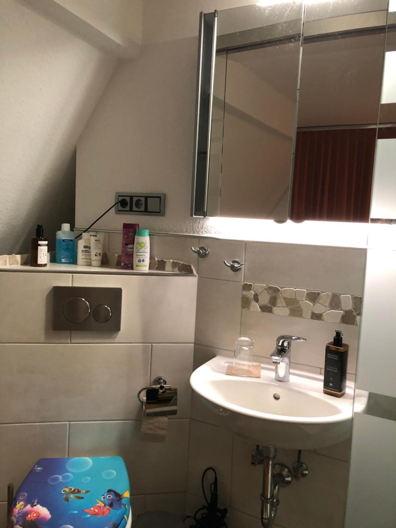 Aussichtszimmer Mit Modernem Glasbad Und Balkon Koblenz  Bagian luar foto