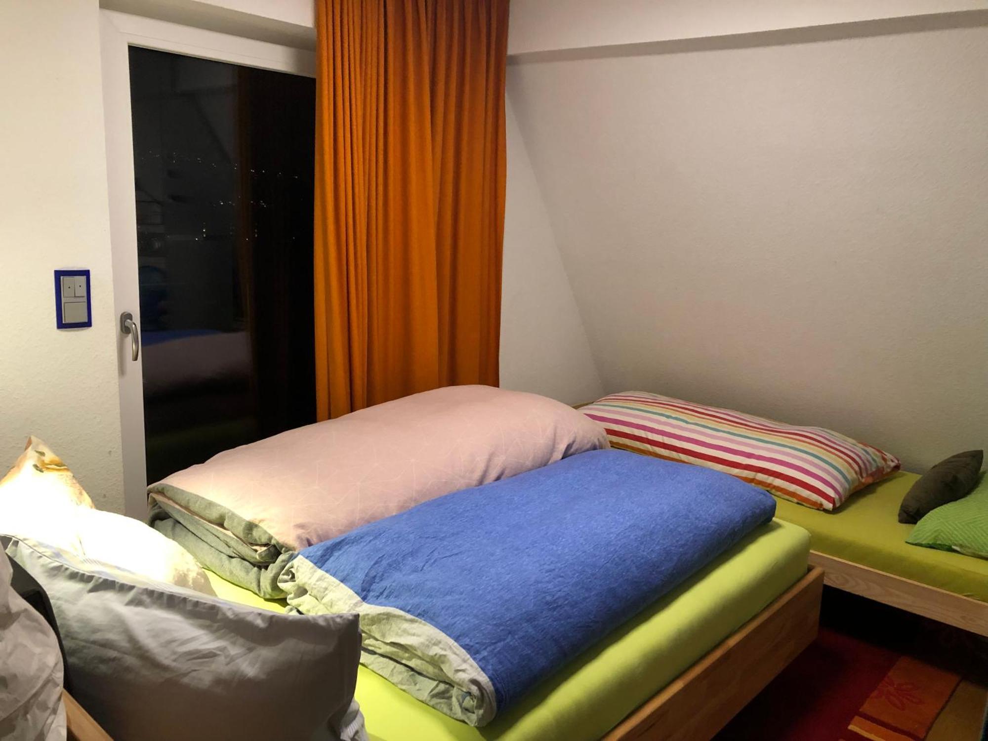 Aussichtszimmer Mit Modernem Glasbad Und Balkon Koblenz  Bagian luar foto